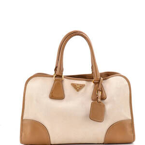 Prada Convertible Tote Canvas And #197606P76B